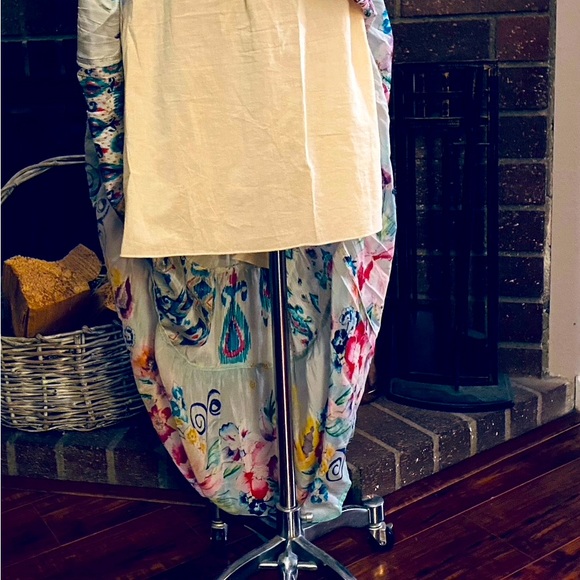 Johnny Was Sundance Mercardo Silk Patchwork Maxi Skirt Like New 1X - Picture 6 of 11